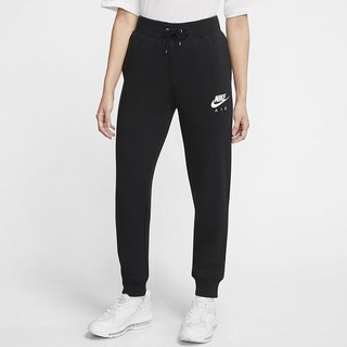Pantaloni Nike Air Fleece Dama Negrii Argintii | BNWF-46781